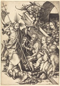 Christus in der Vorhölle von Martin Schongauer