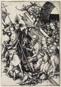 Christus in der Vorhölle, ca. 1480 von Martin Schongauer