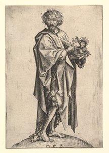 Heiliger Johannes der Täufer, ca. 1435-1491 von Martin Schongauer