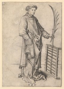 Heiliger Laurentius, ca. 1435-1491 von Martin Schongauer