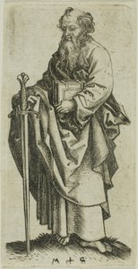 St. Paulus, aus Apostel von Martin Schongauer