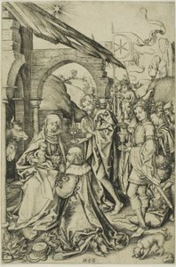 Die Anbetung der Könige, aus dem Leben Christi