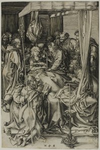 Der Tod der Jungfrau von Martin Schongauer