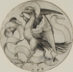 Der Adler des Heiligen Johannes von Martin Schongauer