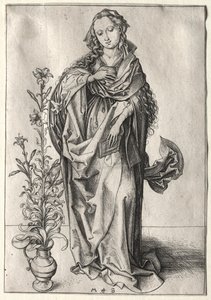 Die Verkündigung der Jungfrau von Martin Schongauer