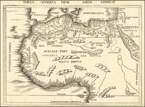 Karte von Nordafrika, 1513