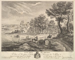 Ansicht in der Nähe von Brügge von Martin de Monchy