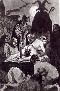 Eine Schwarze Messe, 1911 von Martin van Maele