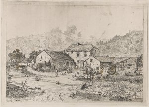 Bauernhof am Wasser von Martinus Antonius Kuytenbrouwer jr.