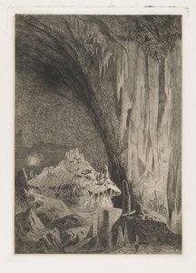 Halle in den Höhlen von Han von Martinus Antonius Kuytenbrouwer jr.