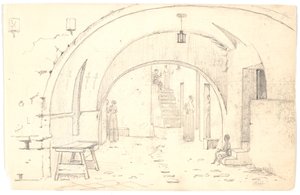 Straßenszene in Bari von Martinus Rørbye