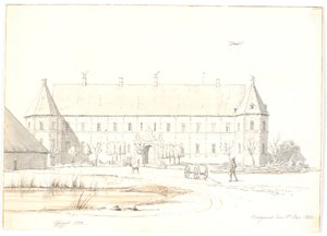 Herrenhaus Voergaard von Martinus Rørbye