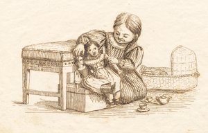 Illustration zu "Halvhundrede Fabler for Børn" von Hey von Martinus Rørbye