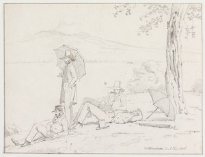 Rørbyes Reisegesellschaft in Castellammare von Martinus Rørbye