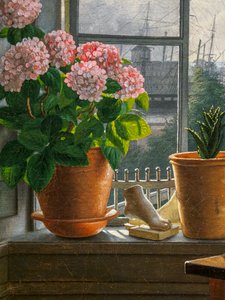 Blick aus dem Fenster des Künstlers (Detail)