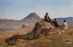 Blick auf Athen von Südwesten