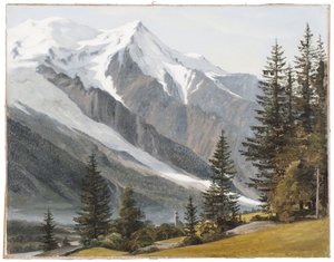 Ansicht von Chamonix-Mont-Blanc von Martinus Rørbye