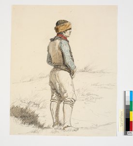 Der Fischer Lars Gayhede in Skagen von Martinus Rørbye