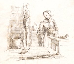 Illustration zu "Halvhundrede Fabler for Børn" von Hey von Martinus Rørbye