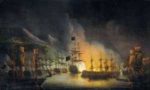 Die Bombardierung von Algier (26.-27. August 1816) von Martinus Schouman (signed by artist)