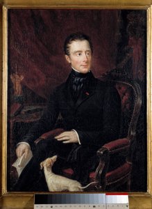 Porträt des französischen Dichters Alphonse de Lamartine (1790-1869) von Mary Ann Elisa Lamartine