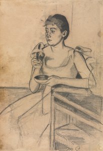 Nach dem Abendessen Kaffee recto, Nach dem Abendessen Kaffee verso, ca. 1889