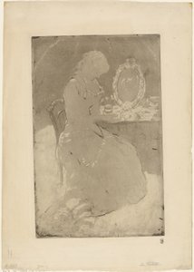 Am Frisiertisch von Mary Cassatt