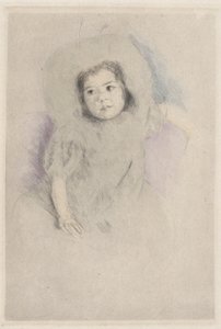 Margot mit einer Haube (Nr. 1) von Mary Cassatt