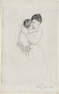 Mütterliche Zärtlichkeit von Mary Cassatt