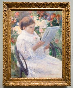 Auf einem Balkon von Mary Cassatt