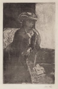 Die Ecke des Sofas (Nr. 3) von Mary Cassatt