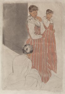 Die Anprobe, 1890-1891