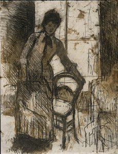 Der Besucher verso, ca. 1881