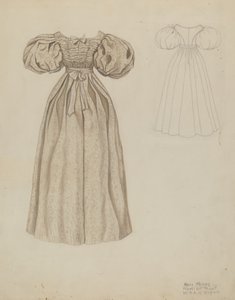 Hochzeitskleid, ca. 1937 von Mary E Humes