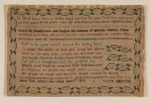 Muster von Mary Emiston