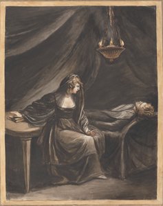 Lady Percy beobachtet den schlafenden Hotspur