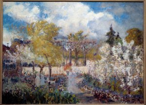 Der Garten von Claude Monet in Giverny von Mary Louise MacMonnies