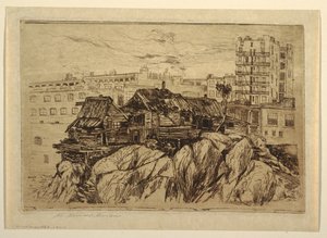 Die Klippenbewohner von New York von Mary Nimmo Moran