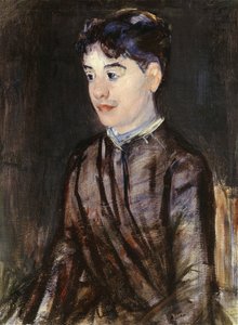 Junge Frau in Schwarz