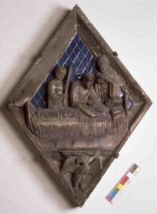 Die Letzten Riten, Reliefkachel vom Campanile von Maso di Banco