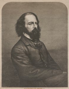 Porträt von Alfred, Lord Tennyson 1809-1892, 1864