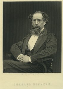 Charles Dickens, Porträt nach einem Foto von Herbert Watkins von Mason and Co.