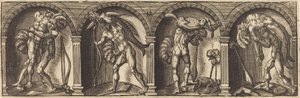 Die verschiedenen Porträts und Figuren XII von Master AD