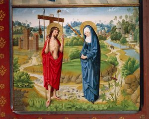 Die Kreuzigung Christi, aus den Geschichten aus dem Leben Marias