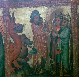 Tafel vierundvierzig des Altars der Apokalypse, 15. Jahrhundert