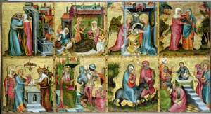 Der Buxtehude-Altar, Mittelteil, 1400-10 von Master Bertram of Minden