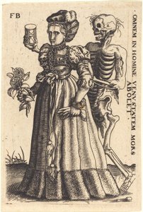 Junge Frau und Tod
