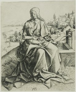 Die Madonna am Brunnen von Master MZ