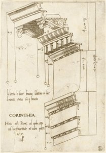 Gebälk aus der Basilica Ulpia, Rom