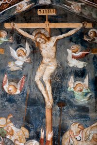 Die Kreuzigung (Detail) von Master Trecentesco of Sacro Speco School